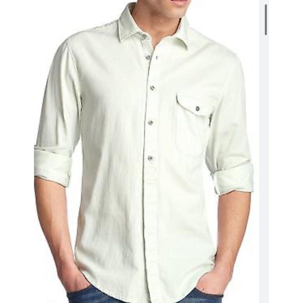 Hugo Boss Orange Label Men Cotton Long Sleeve Sport Shirt Size L